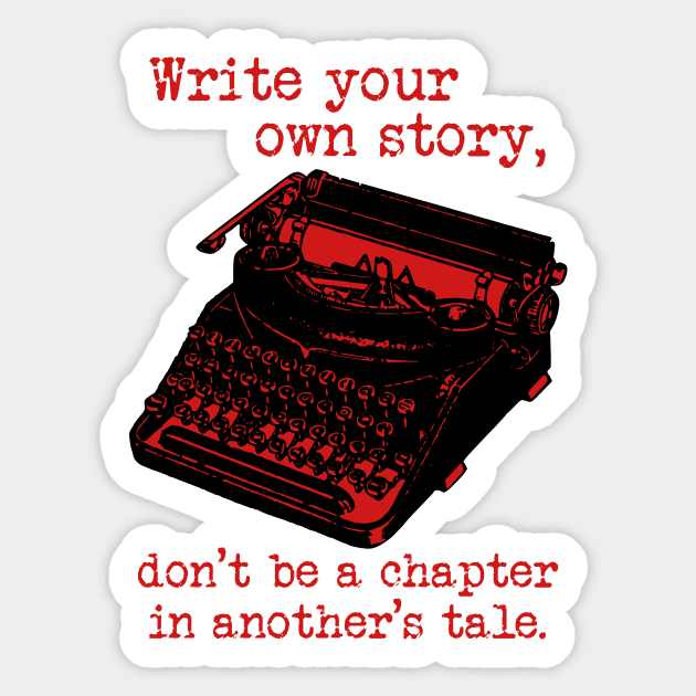 Write Your Own Story. Sticker by Sifs Store